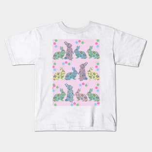 Easter Bunny Cute Rabbits Kids T-Shirt